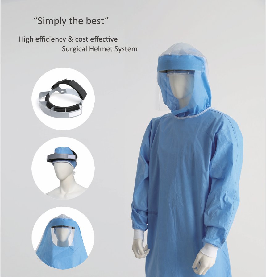 EZHOOD surgical helmet system